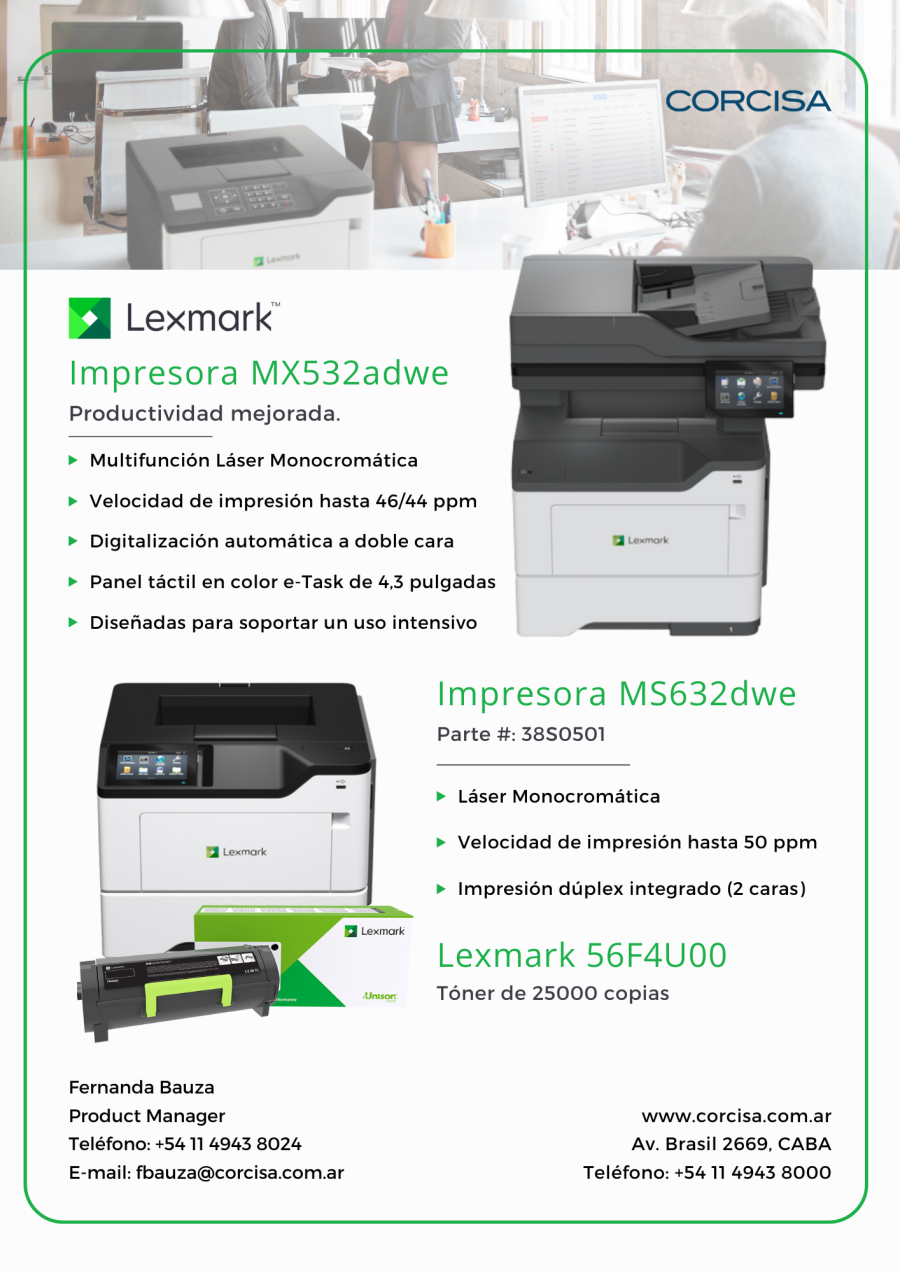 Impresoras Lexmark
