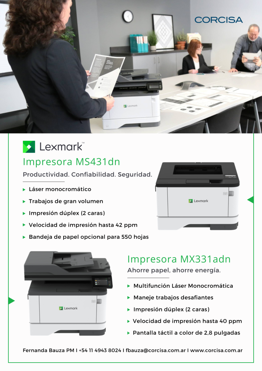 Impresoras Lexmark