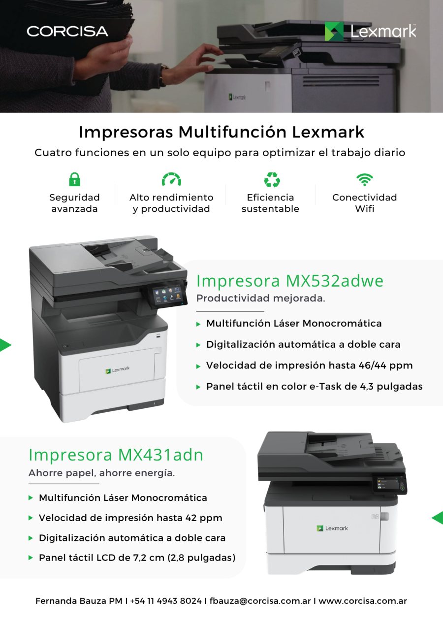 Impresoras Lexmark