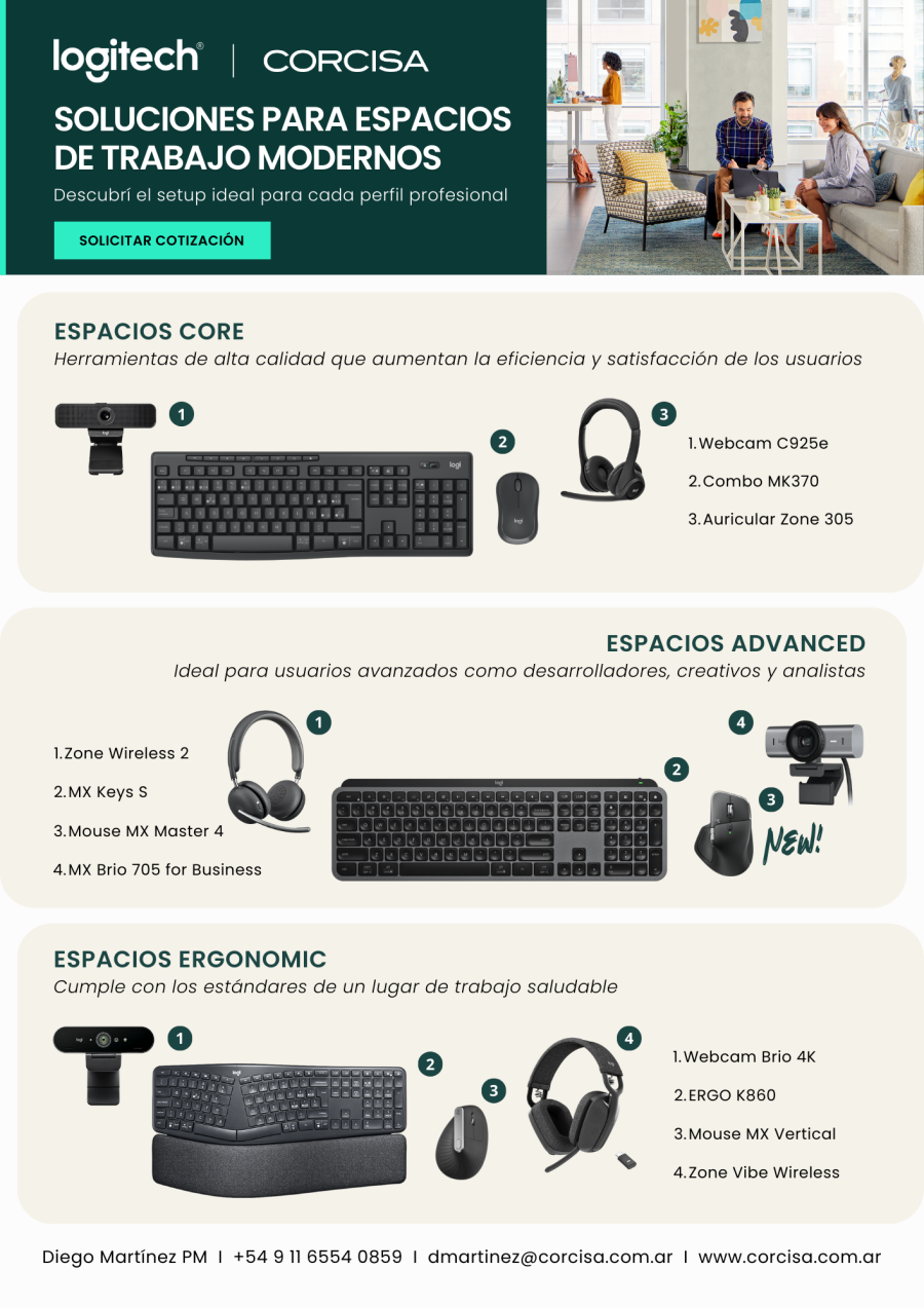 Personal Workspace Logitech