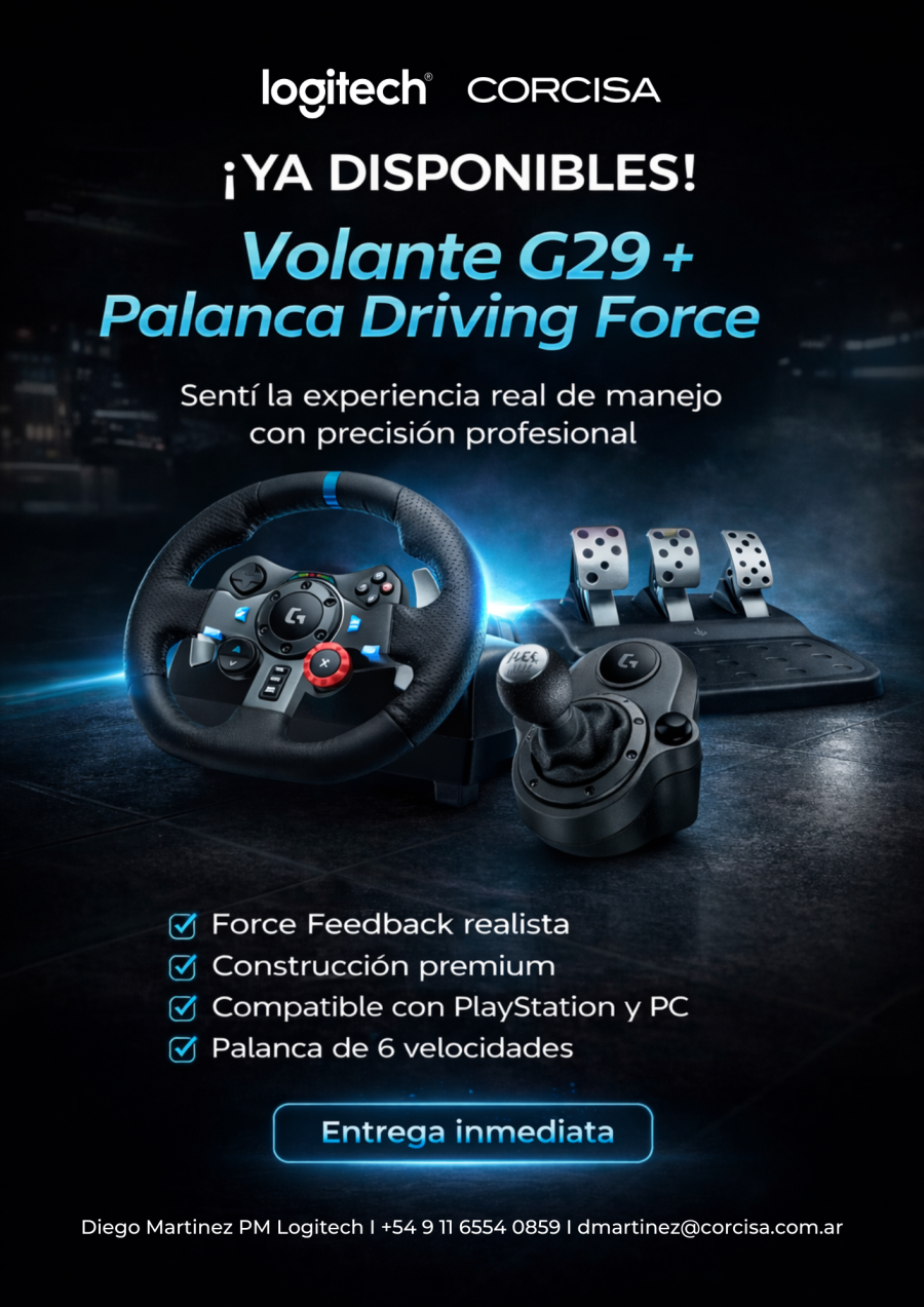 G29 + Palanca de cambios Logitech
