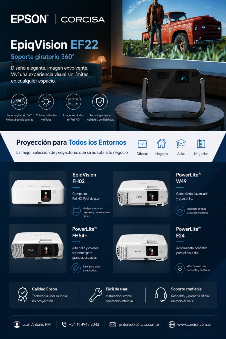 Proyectores Epson