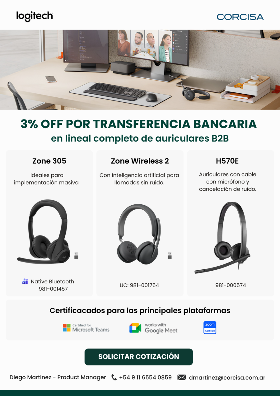 Auriculares Logitech
