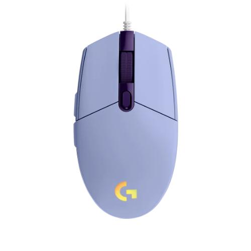 LOGITECH GAMING MOUSE G203 LIGHTSY LILAC