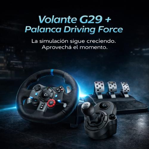 LOGITECH G29 Y PALANCA COMBO